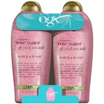 Ogx Sensitive Rose Water And Pink Sea Salt Scrub & Wash. Fixed Price $29.99.