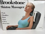 Brookstone Shiatsu Massager Model AHP-K5 With Chair Straps Tested And Works. Fixed Price $28.00.