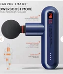 Sharper Image Powerboost Move PB01 Massage Gun Percussion 4 Heads Cordless Quiet. Fixed Price $35.99.