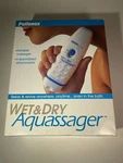 Vtg Massager By Pollenex Wet & Dry Aquassager WM110 W/ Attachments 1990S. Fixed Price $25.00.
