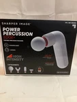 Sharper Image Power Percussion Edge+ Portable Massager. Fixed Price $27.95.