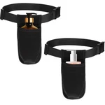 Dawzmr 2 Pcs Black Portable Massage Lotion Holster, Adjustable. Fixed Price $12.92.