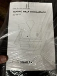 Snailax Neck & Shoulder Heating Wrap With Vibrating Massage SL661B New Open Box. Fixed Price $19.50.