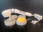 Meditech Heated Face And Body Massager Mdl DH-68 W/4 Attachments Tested Working. Fixed Price $21.88.