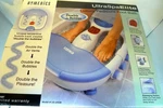 Homedics Foot Luxury Pedicure Bath Spa Infrared True Blue Products Gel Sock. Fixed Price $40.00.