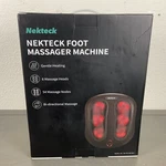Nekteck Foot Massager Machine With Heat, Shiatsu Electric Kneading NK-FM-100BLK. Fixed Price $26.59.