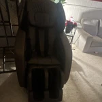 Trumedic Electric Chair Brown Reclining Full Body Massager. Fixed Price $450.00.
