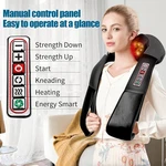 Shiatsu Back Neck And Shoulder Massager With Heat Deep Tissue 3D Kneading Pillow. Fixed Price $41.83.