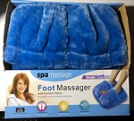 Spa Foot Massager With Blue Comfort Plush Fabric Portable. Fixed Price $15.00.