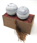 Collectibles Galaxy Pattern Marble Stone Chinese Healthy Exercise Massage.... Fixed Price $31.55.