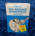 Vintage Pollenex Dial Massage Shower Head Model DM-1109 4 Settings. Fixed Price $54.60.