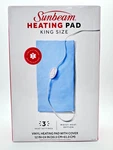 Sunbeam Heating Pad King Size 12X24 Vinyl Moist Blue 732-500 New Old Stock. Fixed Price $29.99.
