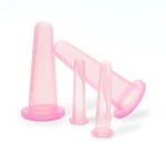 4PCS Natural Silicone Cupping Massage Cup, For Body Fac Neck Eye Vacuum. Fixed Price $8.42.