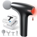 Mini With Heat, Massager Gun, Portable Percussion. Fixed Price $267.74.