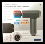 Sharper Image 1017230 Powerboost Pro+ Compact Hot & Cold Massage Gun New. Fixed Price $55.25.