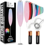 Zulay Kitchen Powerful Milk Frother Wand 2-SPEED Motor, Waterproof. Fixed Price $20.76.