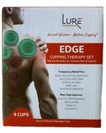 Lure Edge Cupping Therapy Set. 4 Green Silicone Massage Cups. Fixed Price $24.99.