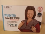 Homedics Weighted Massage Wrap With Soothing Heat, 3.3 Pounds.. Fixed Price $19.00.