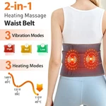Electric Cordless Red Light Heating Waist Belt Vibration Massager For Women. Fixed Price $49.95.