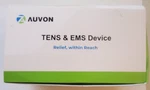 Auvon, Tens Massager Unit Muscle Stimulator For Pain Relief Model AS8016, Black. Fixed Price $29.99.