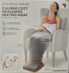 Sharper Image Gray Calming Cozy Massage Heating Wrap Sherpa Lining Blanket. Fixed Price $30.99.
