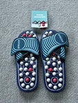 New Byriver Acupuncture Massage Slippers Sandals Slides Shoes Mat Size Blue. Fixed Price $16.99.
