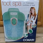 Conair Foot Spa Pedicure With Bubbles Vibration Massage And Heat New In Box. Fixed Price $44.99.