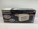 Homedics Percussion Massager Heat Handheld W/polished Aluminum Cover Pa - MET1. Fixed Price $45.00.
