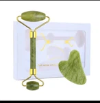 Semper Beauty Anti Aging Jade Roller With Gua Sha Scraping Stone Kit. Fixed Price $8.00.