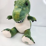 Health Touch T-rex Dinosaur Plush Massager 13" Green Vibrating Toy Battery. Fixed Price $14.99.