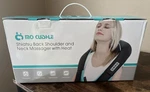 Cuishle Shiatsu Back Shoulder Neck Massager Heated Mo-blt Black Mesh. Fixed Price $29.99.