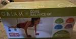 Gaiam Core Balance Kit 4PC Cushions Set W/dvd 13IN 300LB Max. Fixed Price $23.99.