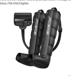 Cincom Air Compression Leg Massager Boots Black CM-108A-L. Fixed Price $100.00.
