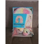 Health Touch Unicorn Neck Massager - Battery Operated Vibration Travel Pillow. Fixed Price $18.00.