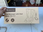 Triducna Leg Massager With Heat TR-1117 Open Box. Fixed Price $30.00.