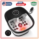 Knqze Collapsible Foot Spa With Heat Remote Control Bubbles Massage Rollers. Fixed Price $60.55.