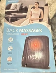 Healthtouch Back/lumbar Massager Heat & Vibration, Black, Corded, H-2076-4. Fixed Price $22.49.