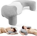 Side Sleeper Pillow With Arm Hole, Upgraded Shoulder Relief System For Neck Pain. Fixed Price $67.99.