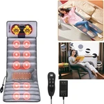 Heated Vibration Massage Pad Cushion With Neck Pillow Total Body Comfort. Fixed Price $65.59.