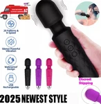 Handheld Massager Vibrator 5 Colors Rechargeable 20 Speed Wand Vibrating. Fixed Price $8.89.