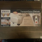 Homedics PA-3H Therapist Select Deluxe Electronic Percussion Massager Wheat Used. Fixed Price $35.00.