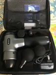Massage Gun With 6 Heads,aerlang 20 Speeds Lcd For Relaxing Deep. Fixed Price $39.99.