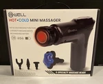 B-well Hot Cold Mini Massager Gun, 5 Attachments, Rechargeable Battery. Fixed Price $21.99.