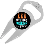 Working On My 6 Pack Beer Golf Ball Marker Divot Repair Tool Bottle Opener. Fixed Price $15.88.