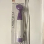Sassy+chic Facial Massager Purple And White Dual-color Beauty Tool For Skincare. Fixed Price $20.00.