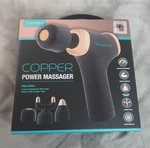 Nuvomed Copper Power Massager 3 Interchangeable Heads New Open Box. Fixed Price $18.00.
