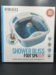 Homedics Shower Bliss Foot Spa Massage Water Jets And Heat - Blue/white. Fixed Price $69.99.