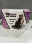 SE0005 Wood Beaded Seat Cushion Black. Fixed Price $24.99.