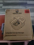 Medical King Collapsible Foot Spa Massager W/ Remote Control New. Fixed Price $34.99.