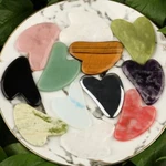 Quartz Crystal Gua Sha Board Beauty Face Neck Massager Scraping Plate Tools Gift. Fixed Price $8.90.